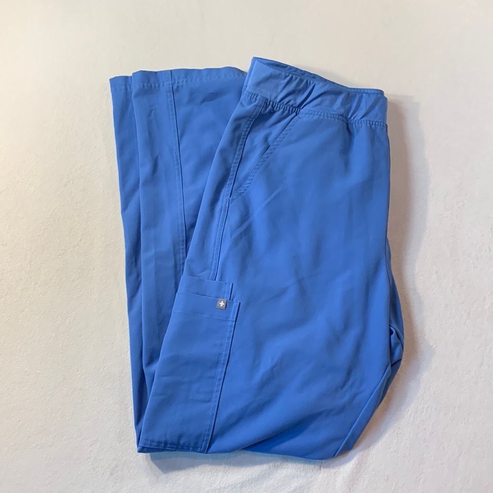 Figs scrub pants blue
